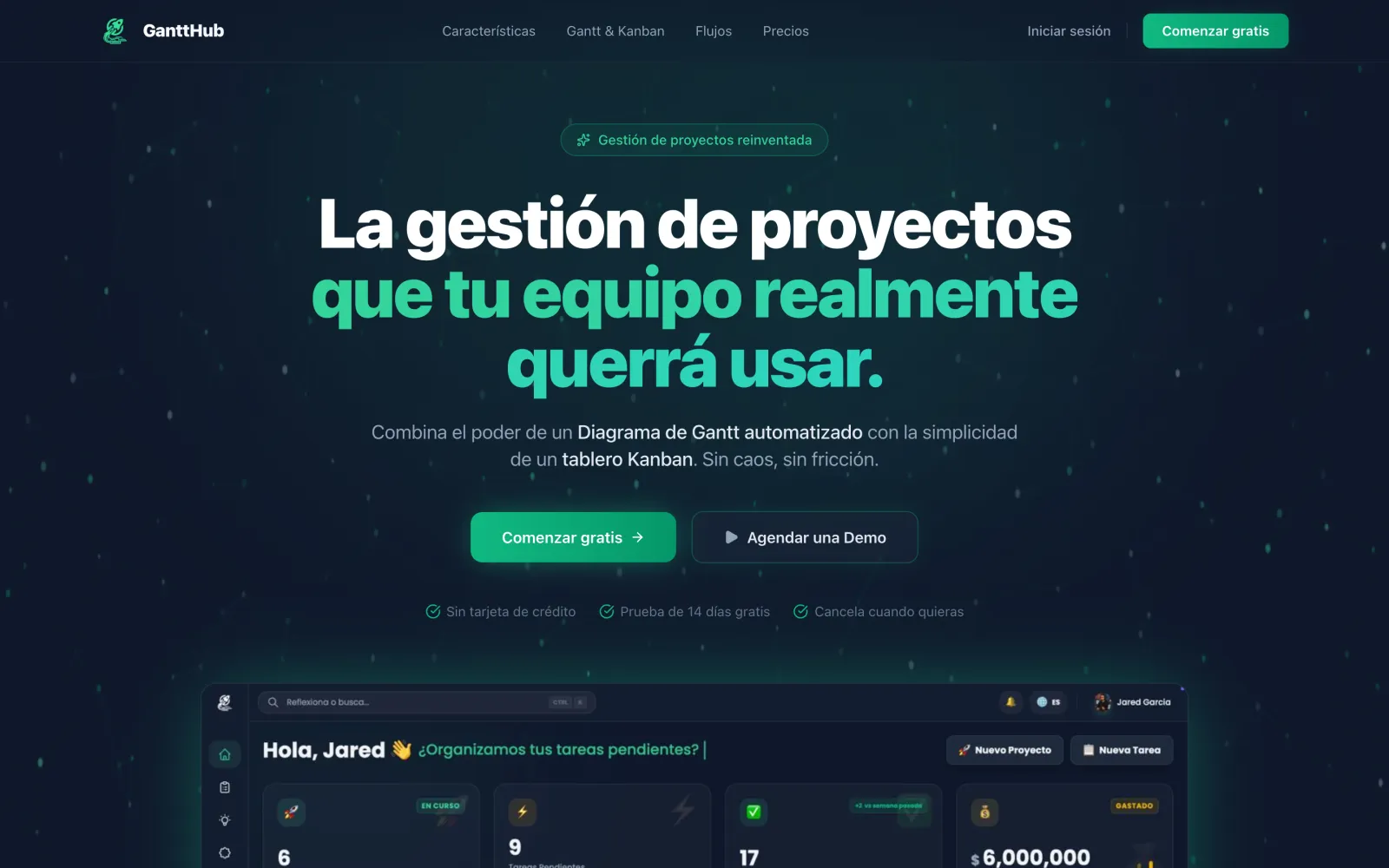 GanttHub — vista 5